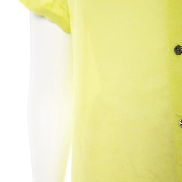 ELIZABETH AND JAMES Silk-Blend High-Low button Top - Picture 8 of 9